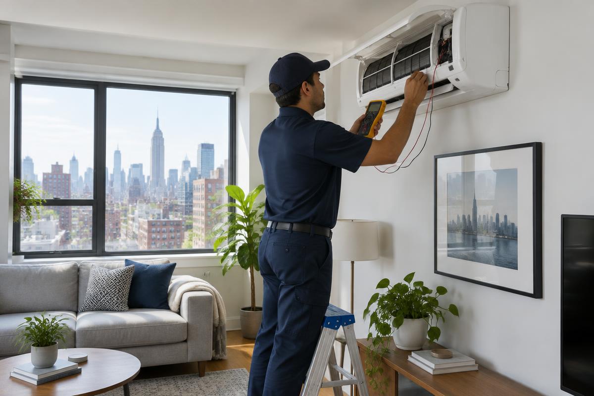 Ductless mini-split service in Queens